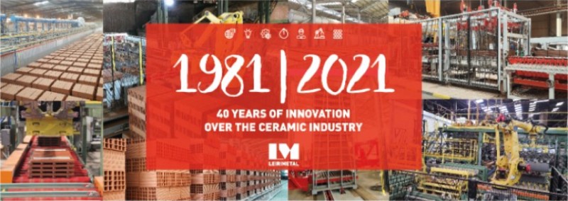 40 YEARS inovação para a indústria da cerâmica
